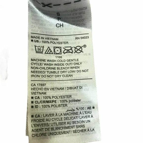 Old Navy Sweater Women's Sz S Fleece Pullover Quarter Zip Tie Dye Purple White - Picture 8 of 8